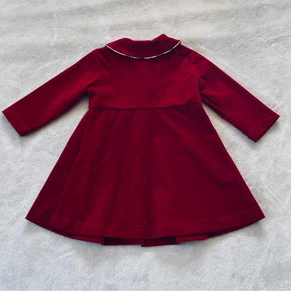 Blueberi Boulevard Red Velvet Jacket Size 18 Months - Picture 3 of 3